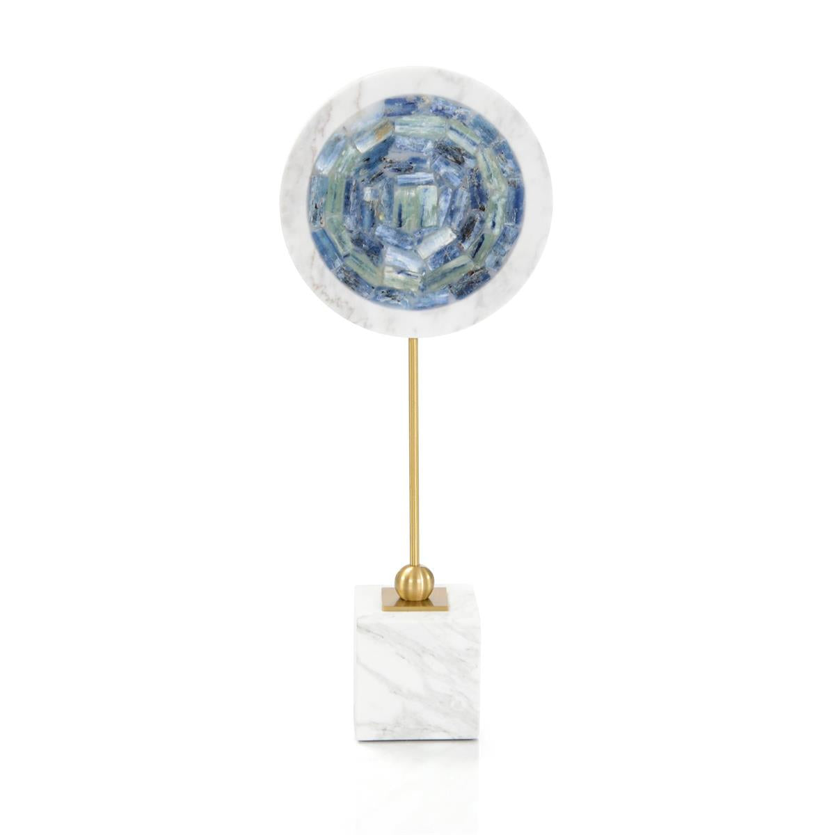 Cyanite Rings Mosaic Sculpture I by John Richard | Sutter & Vale