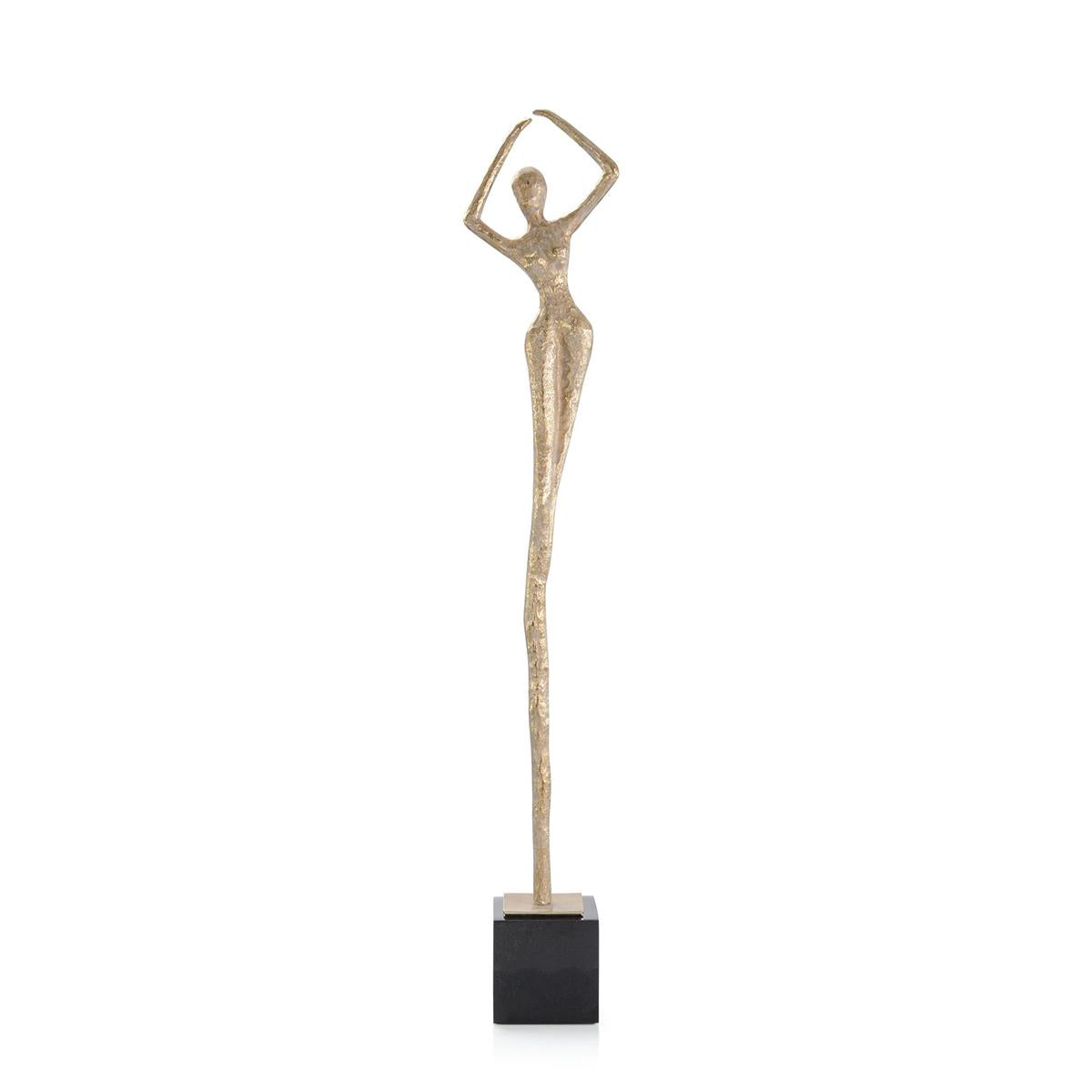 Posing Female Gold Sculpture III by John Richard | Sutter & Vale