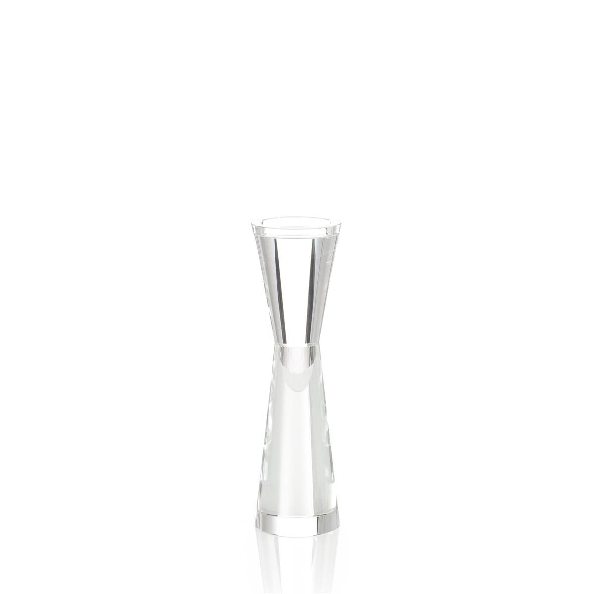 Crystal Hourglass Candleholder III by John Richard | Sutter & Vale