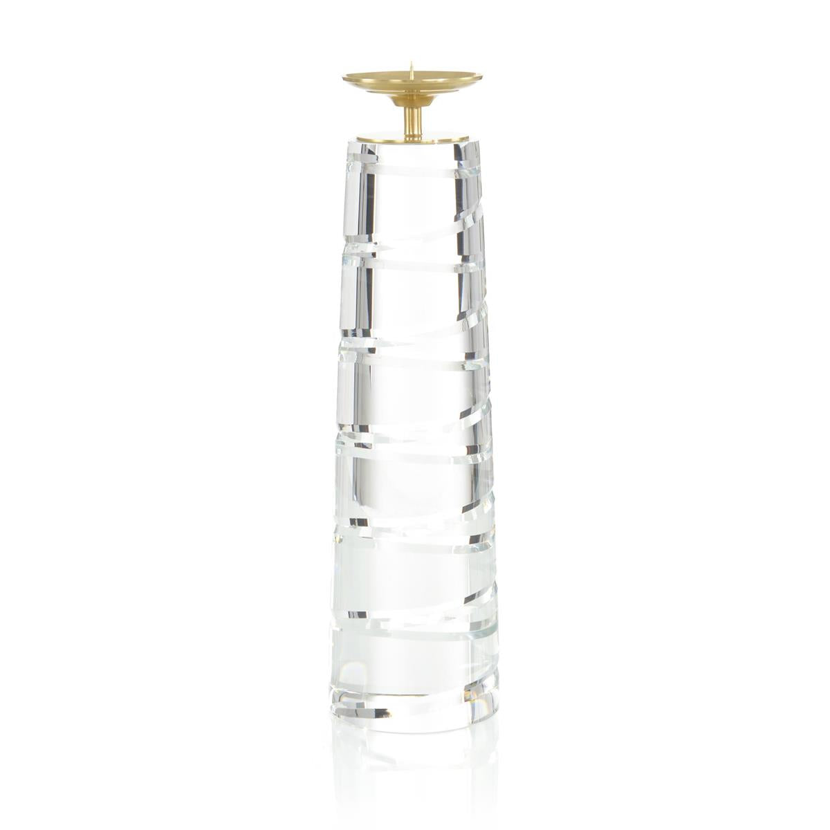 Crystal Spire Candleholder I by John Richard | Sutter & Vale