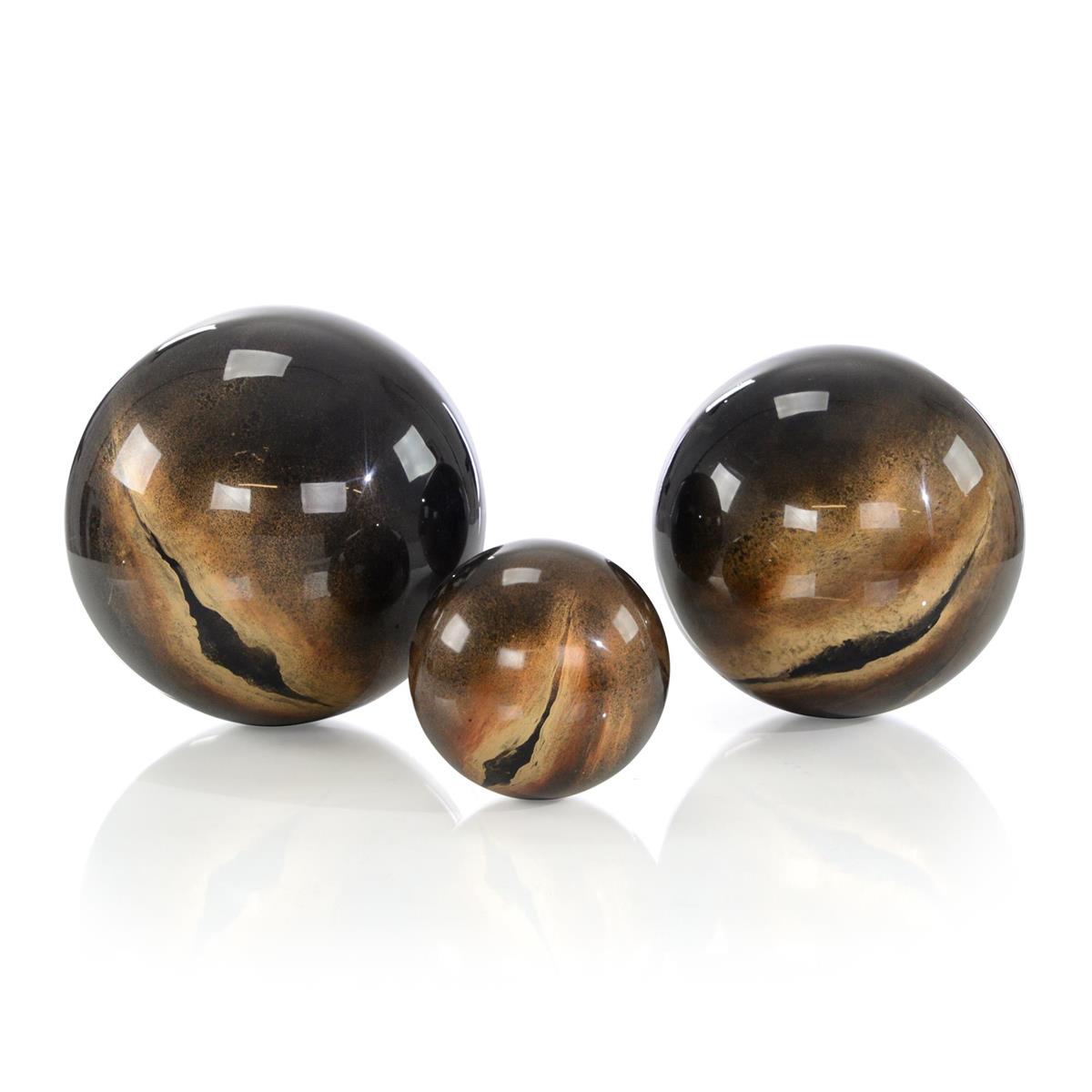 A Set of Three Decorative Lacero Balls – Art by John Richard | Sutter & Vale