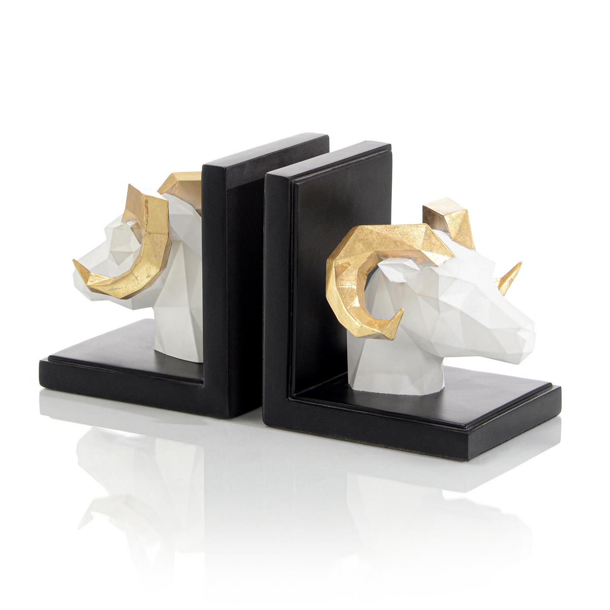 Aries Bookends, Set of Two – Art by John Richard | Sutter & Vale