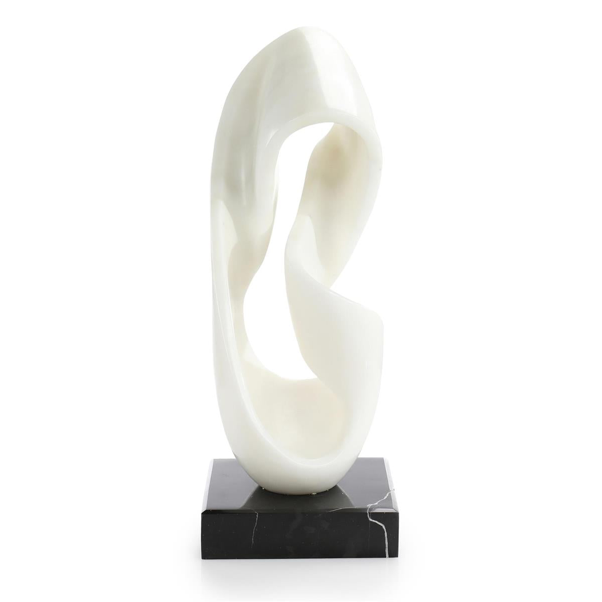 Moebius Strip Sculpture on Marble – Art by John Richard | Sutter & Vale