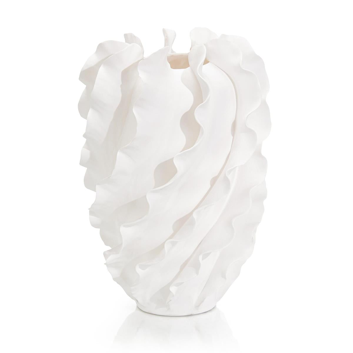Flirren Vase, Large White – Art by John Richard | Sutter & Vale