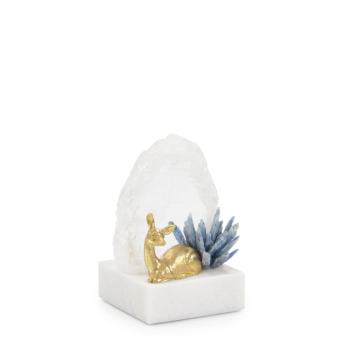 Fawn's Repose Sculpture on Marble III – Art by John Richard | Sutter & Vale