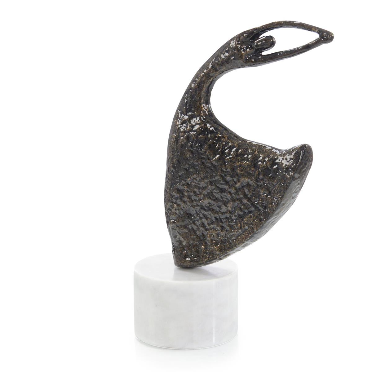 Windswept Waltz Sculpture on Marble, Black by John Richard | Sutter & Vale