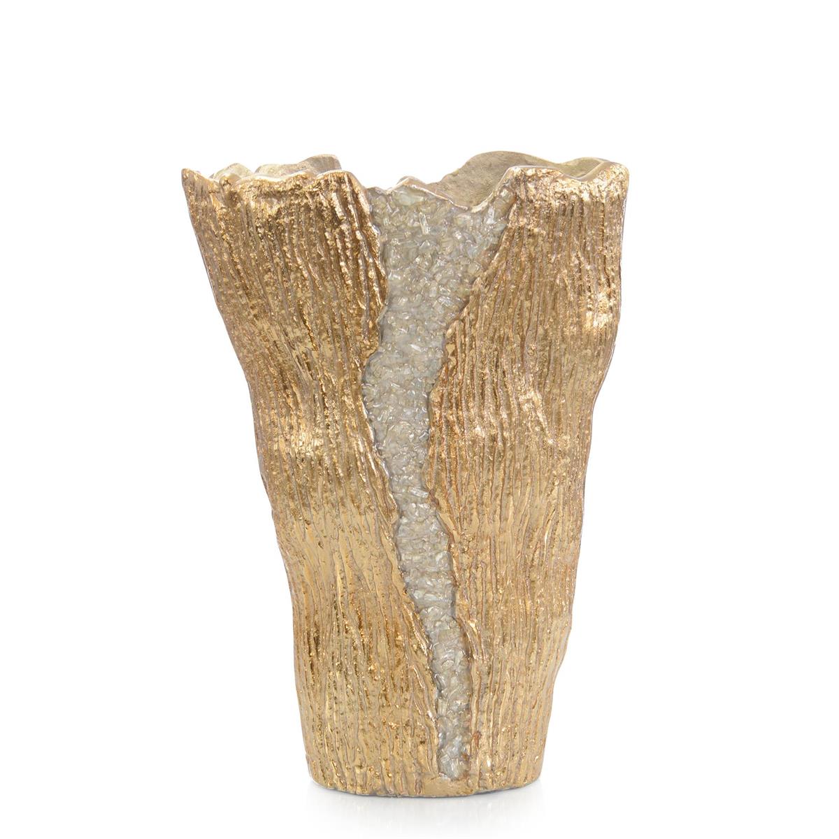Cascade Vase, Small Brass by John Richard | Sutter & Vale
