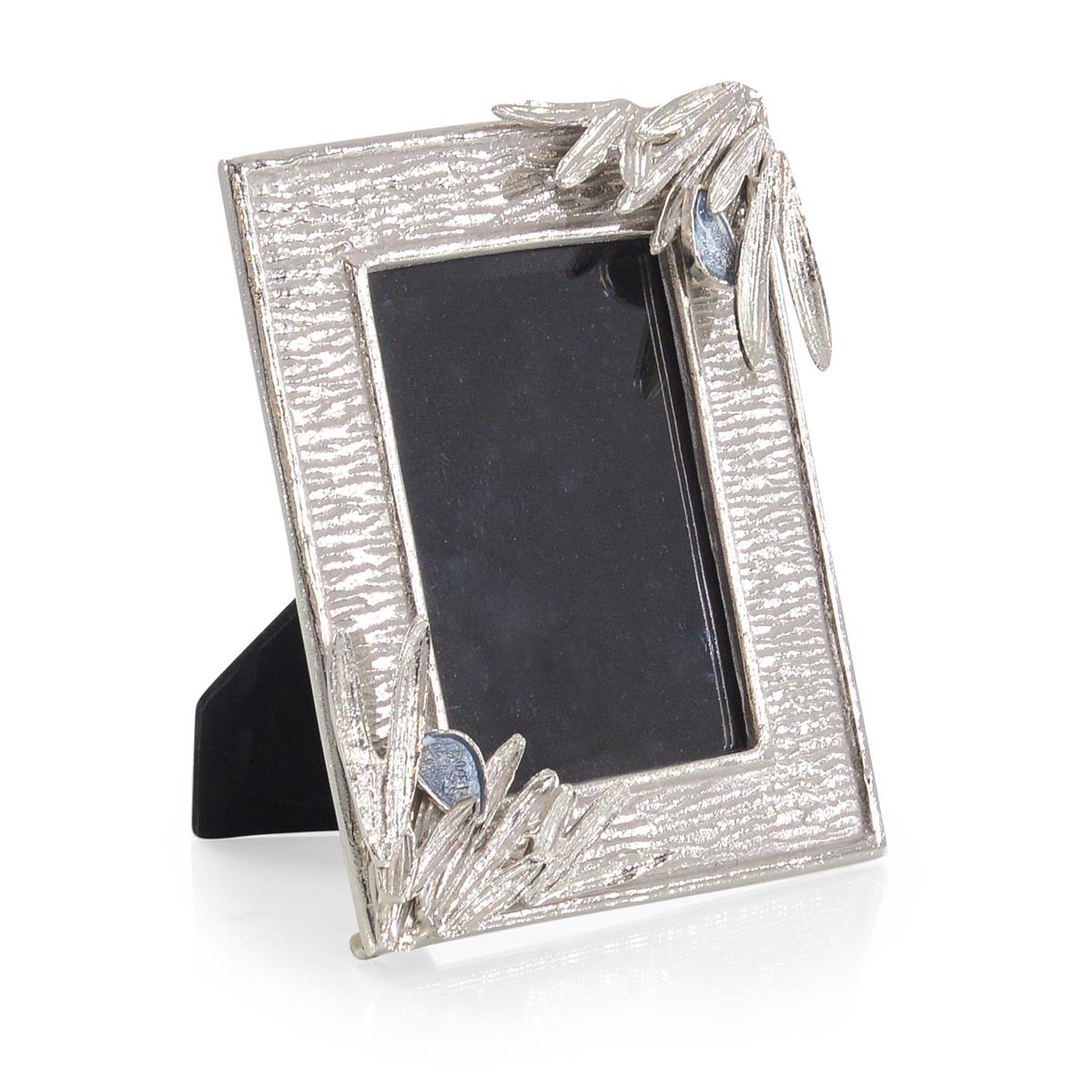 Stone Glade Photo Frame in Nickel by John Richard | Sutter & Vale