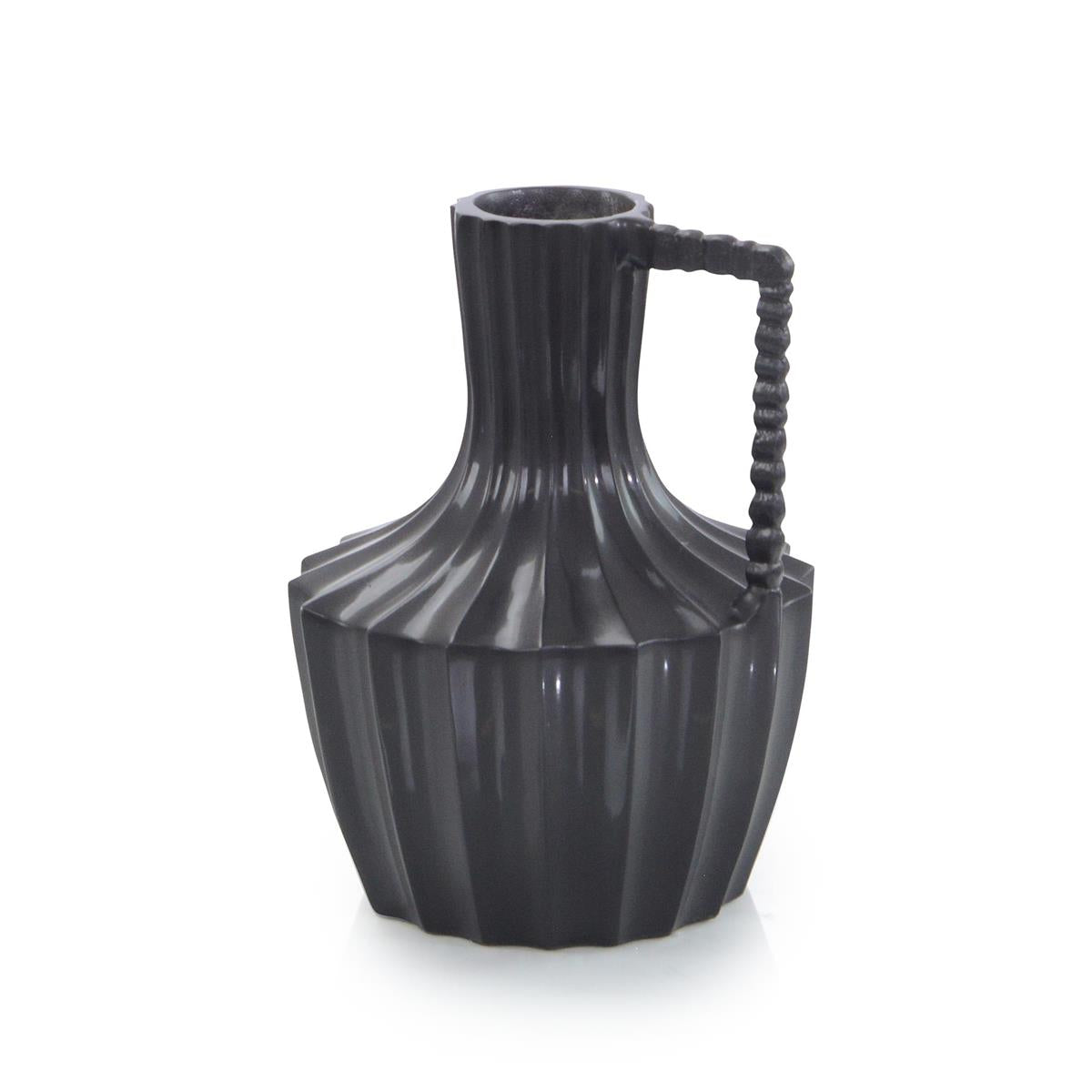 Mykonos Vase, Black by John Richard | Sutter & Vale