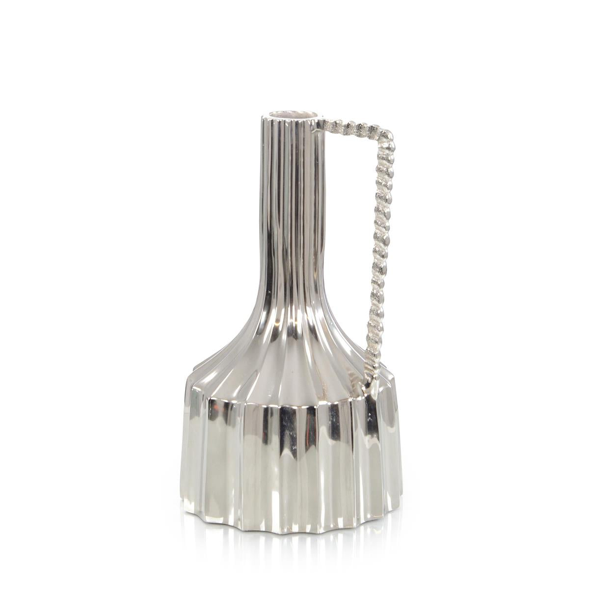 Mykonos Vase, Nickel by John Richard | Sutter & Vale