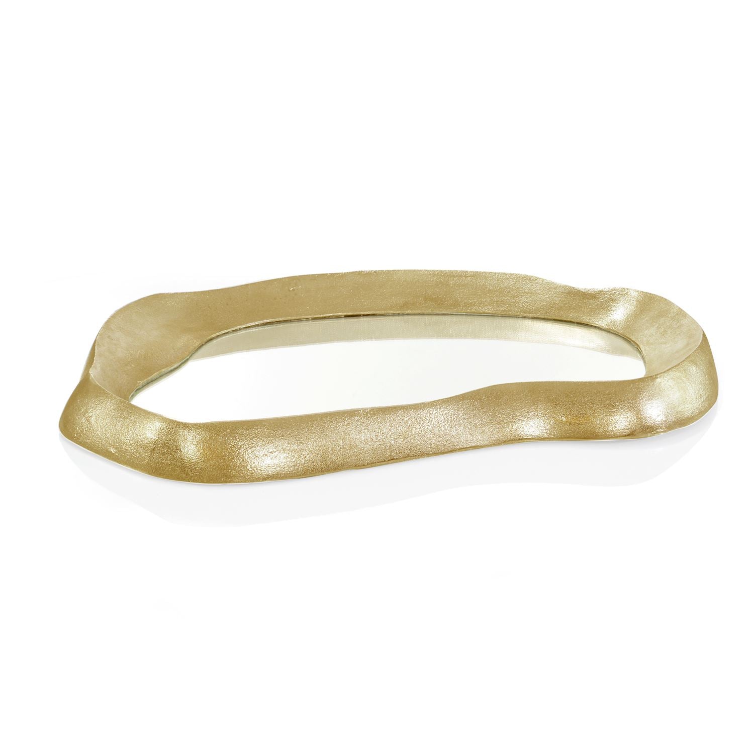 Cresting Reflections Tray, Large Gold by John Richard | Sutter & Vale