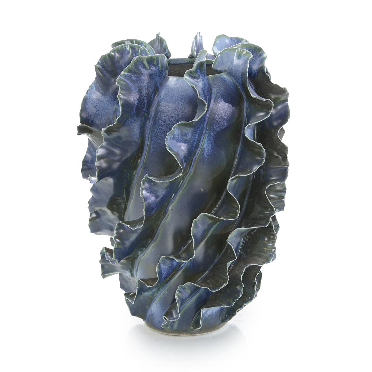 Flirren Vase, Large Blue by John Richard | Sutter & Vale
