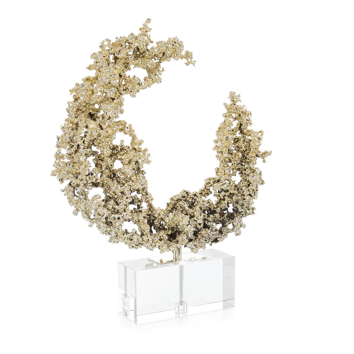 Lunar Embrace Sculpture on Crystal by John Richard | Sutter & Vale