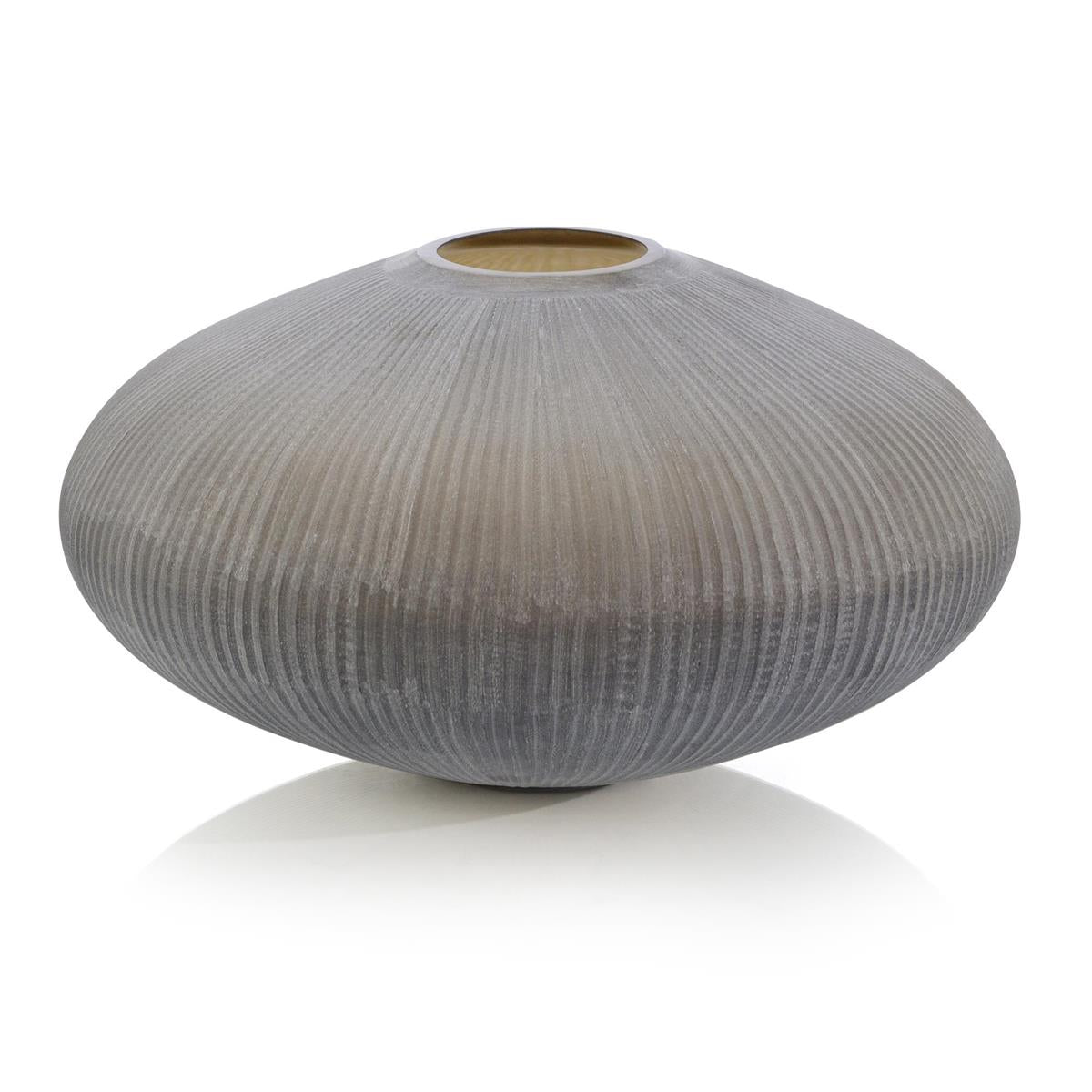 Pinstripe Disc Vase – Art by John Richard | Sutter & Vale