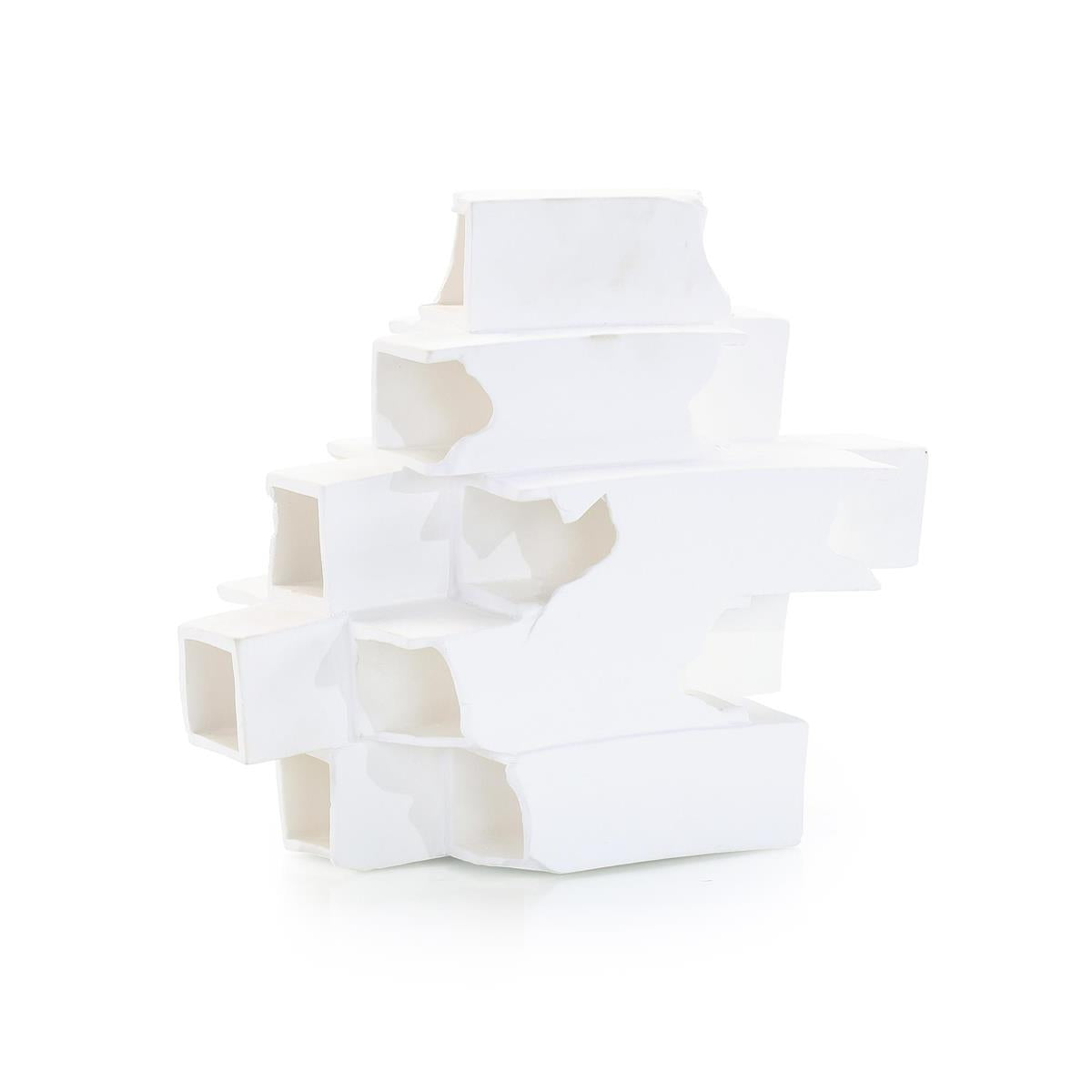 White Incline Sculpture, Small – Art by John Richard | Sutter & Vale