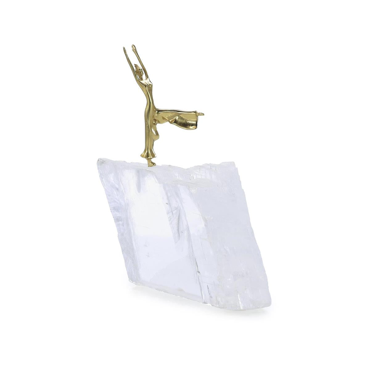 Ethereal Dancer Sculpture on Selenite II – Art by John Richard | Sutter & Vale