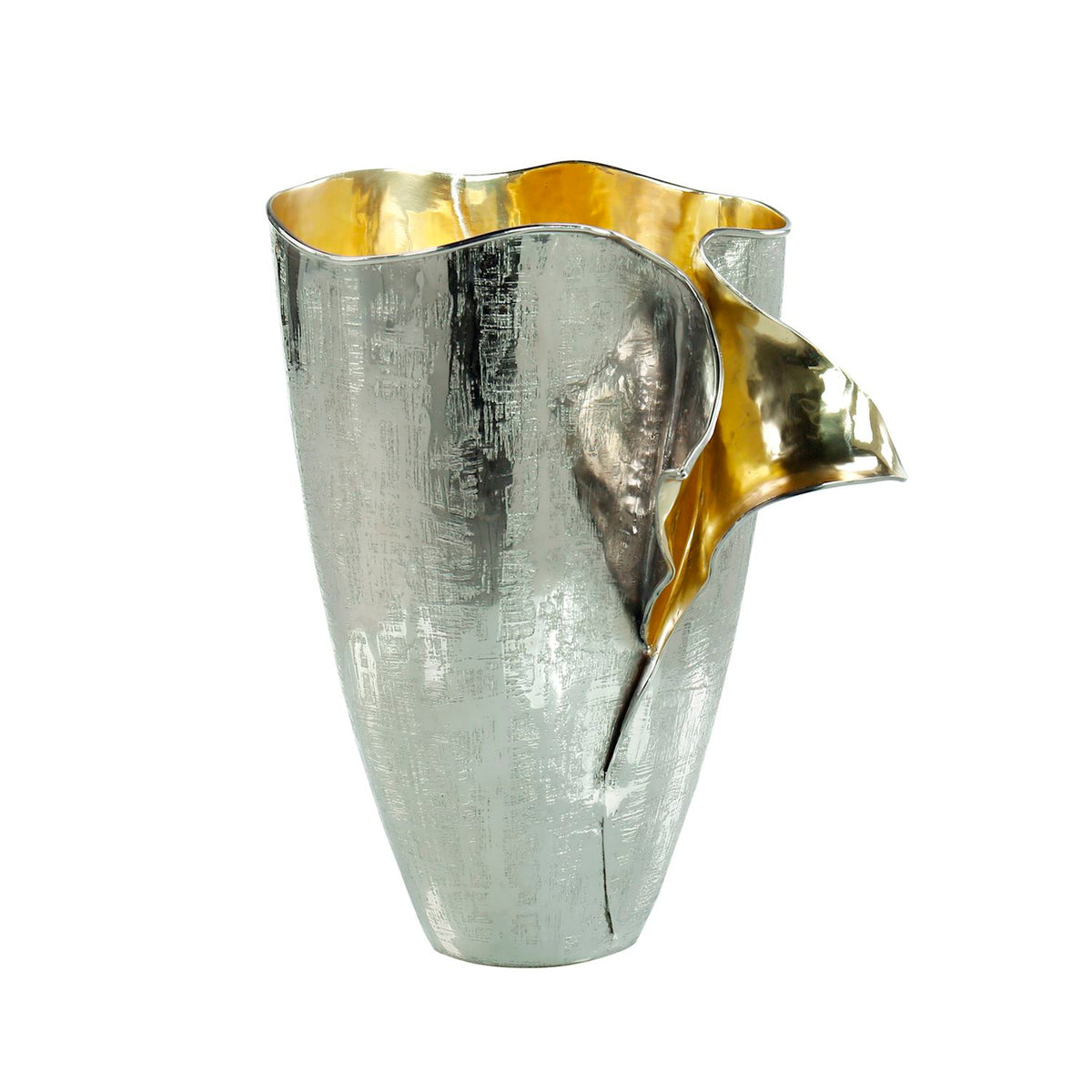 Andiamo Vase, Nickel – Art by John Richard | Sutter & Vale