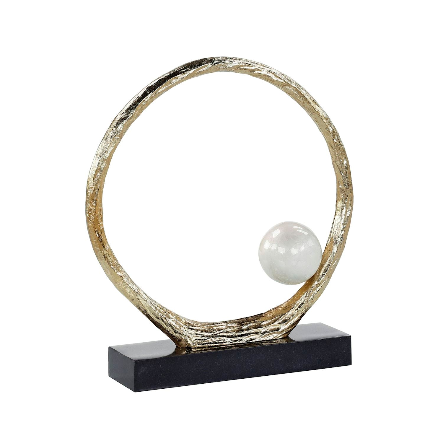 Anello di Perle Sculpture on Iron Base, Large – Art by John Richard | Sutter & Vale