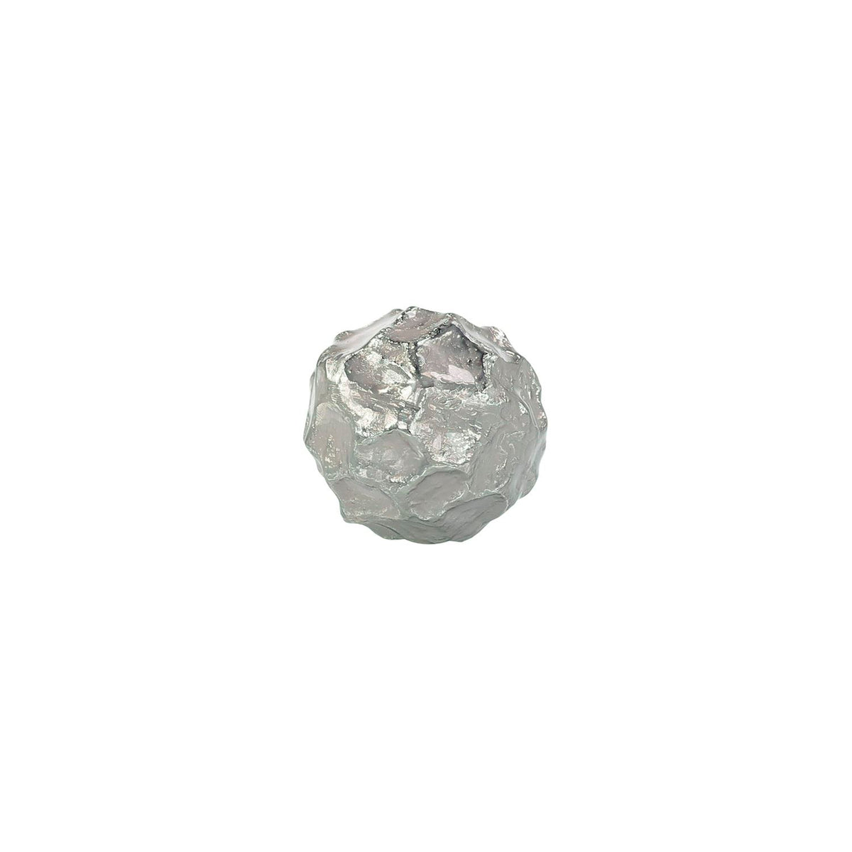 Textural Orb, Silver – Art by John Richard | Sutter & Vale