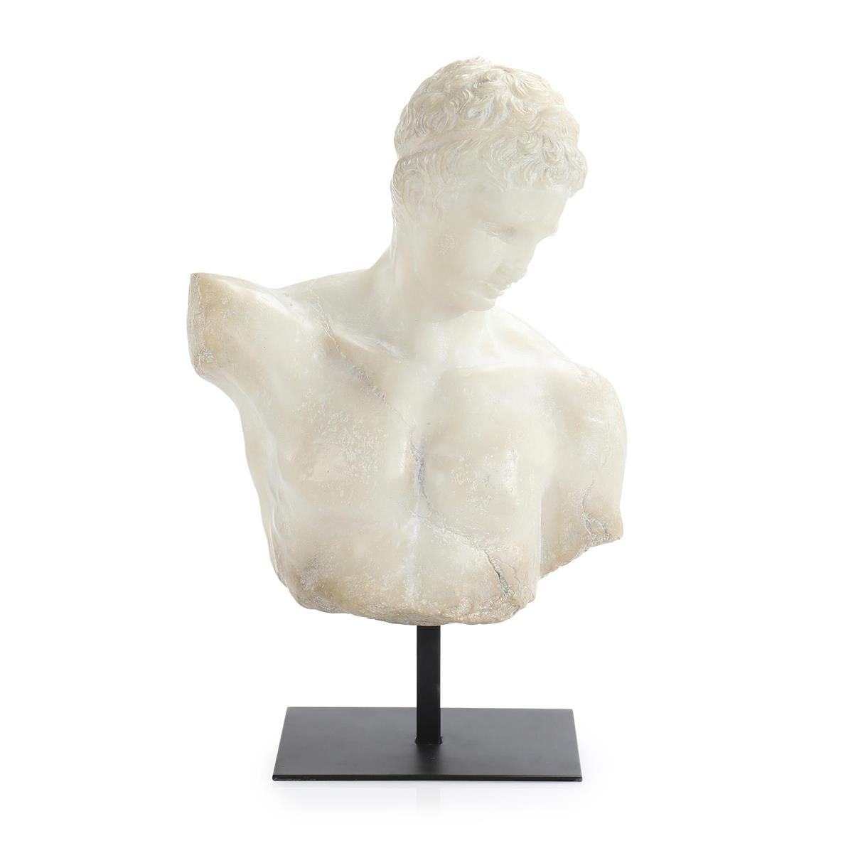 Greek Bust on Metal Base – Art by John Richard | Sutter & Vale