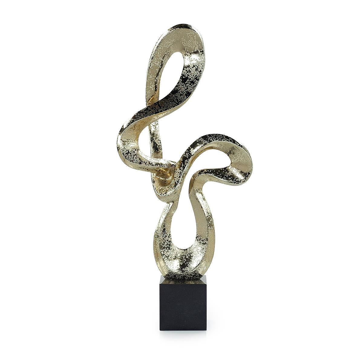 Recurvo Sculpture, Gold – Art by John Richard | Sutter & Vale