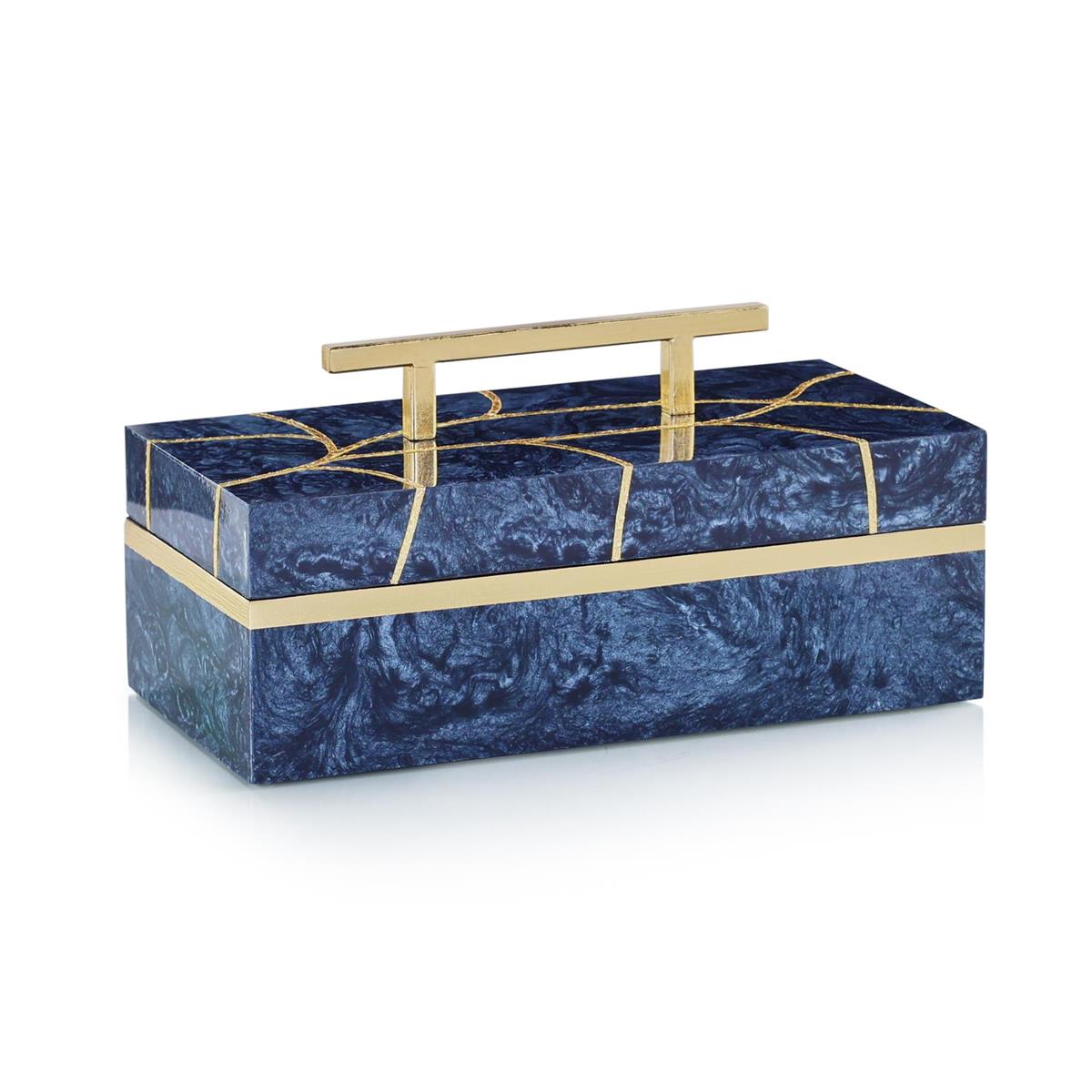 Astilla Box, Blue – Art by John Richard | Sutter & Vale