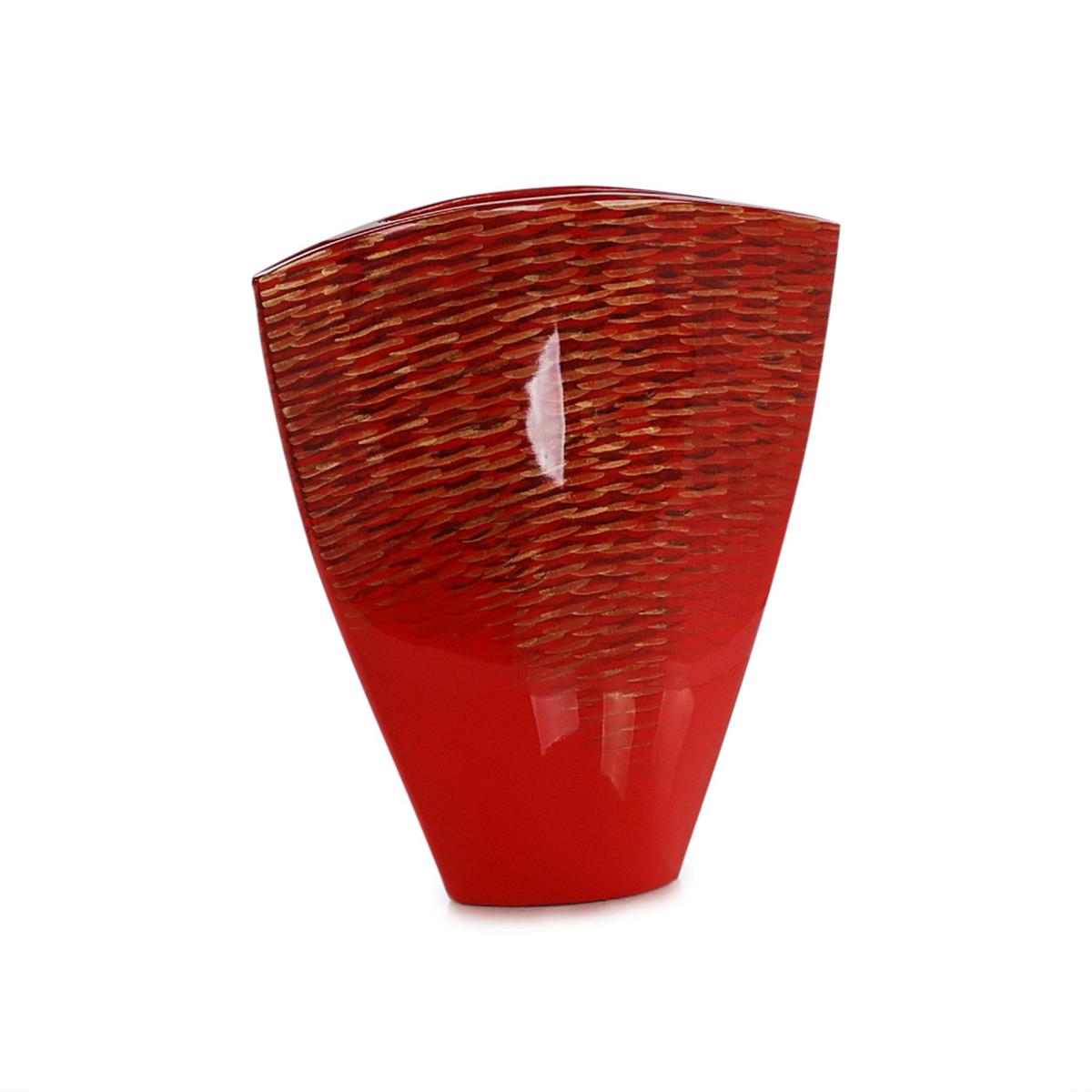 Scarlet Scales Vase, Small – Art by John Richard | Sutter & Vale