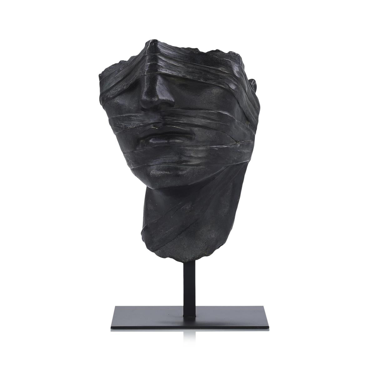 Countenance Sculpture on Iron Base – Art by John Richard | Sutter & Vale