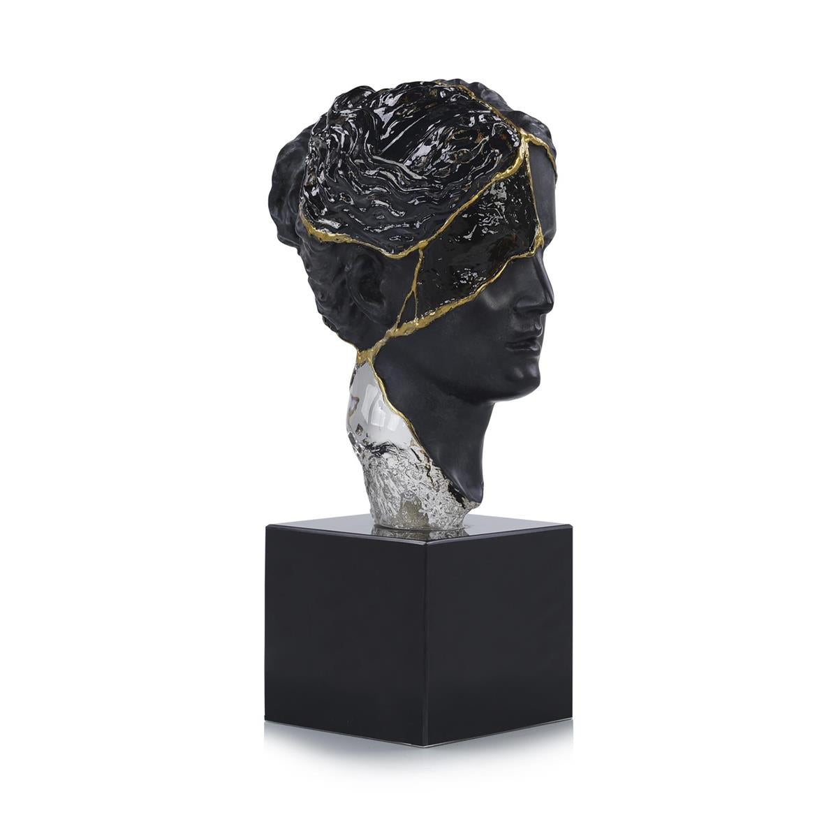 Fragmented Bust on Marble Base – Art by John Richard | Sutter & Vale