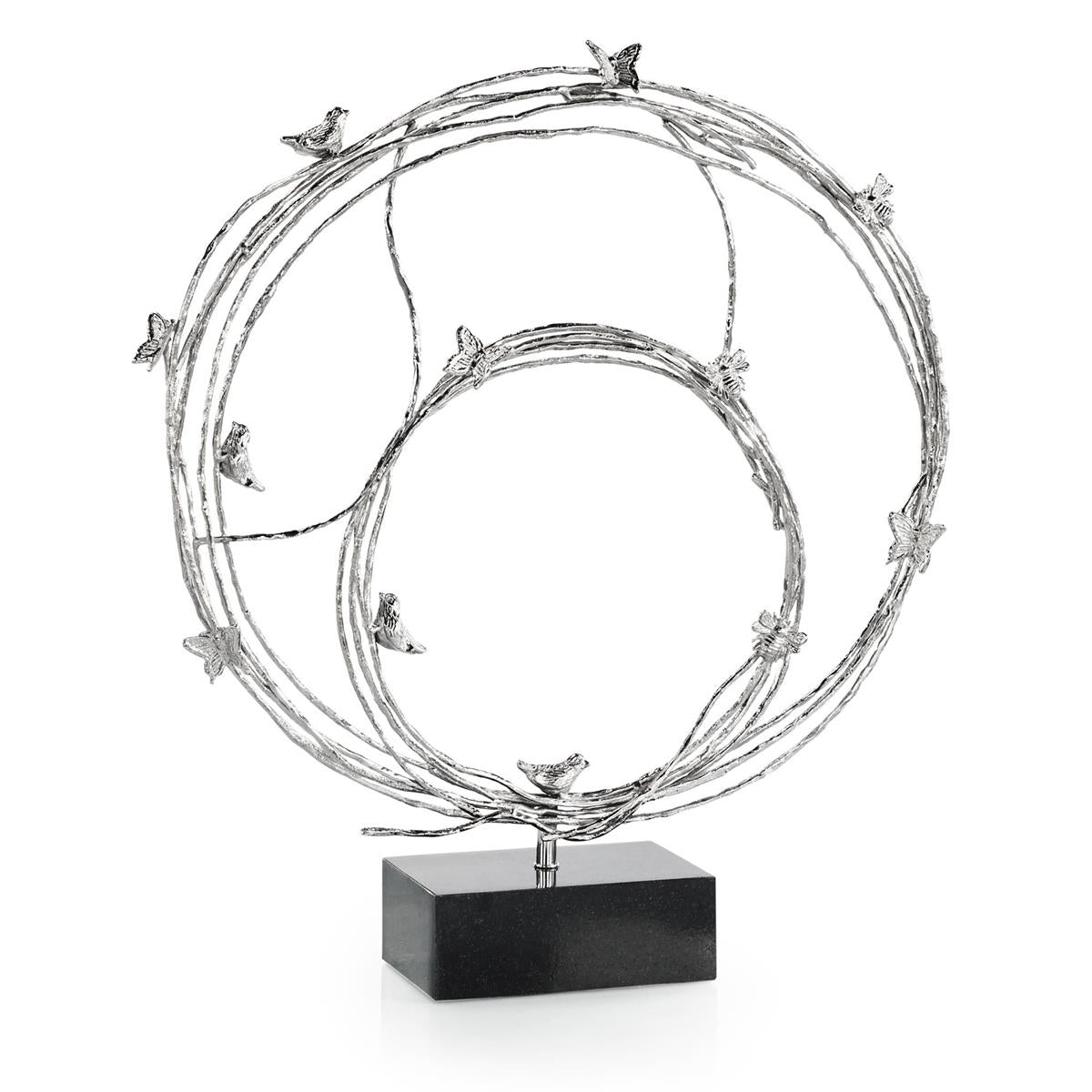 Roost Sculpture, Large Nickel by John Richard | Sutter & Vale
