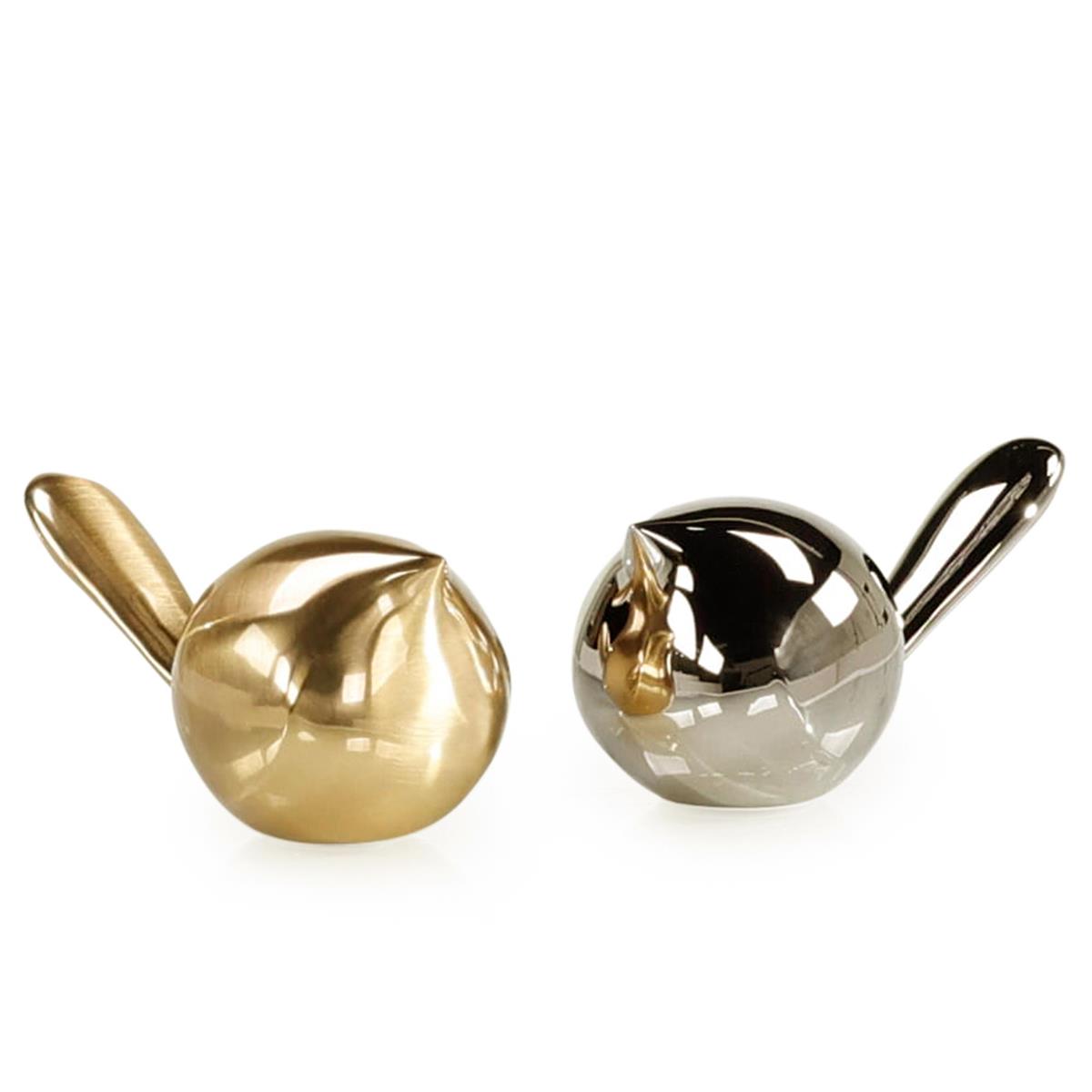 Chickadee Sculpture, Brass by John Richard | Sutter & Vale