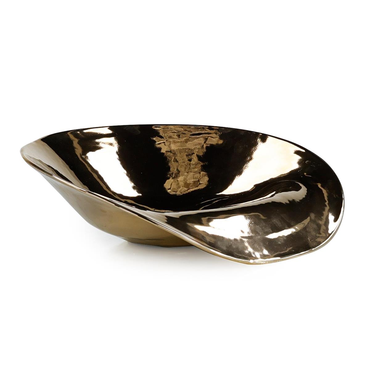 Gold Teardrop Bowl by John Richard | Sutter & Vale