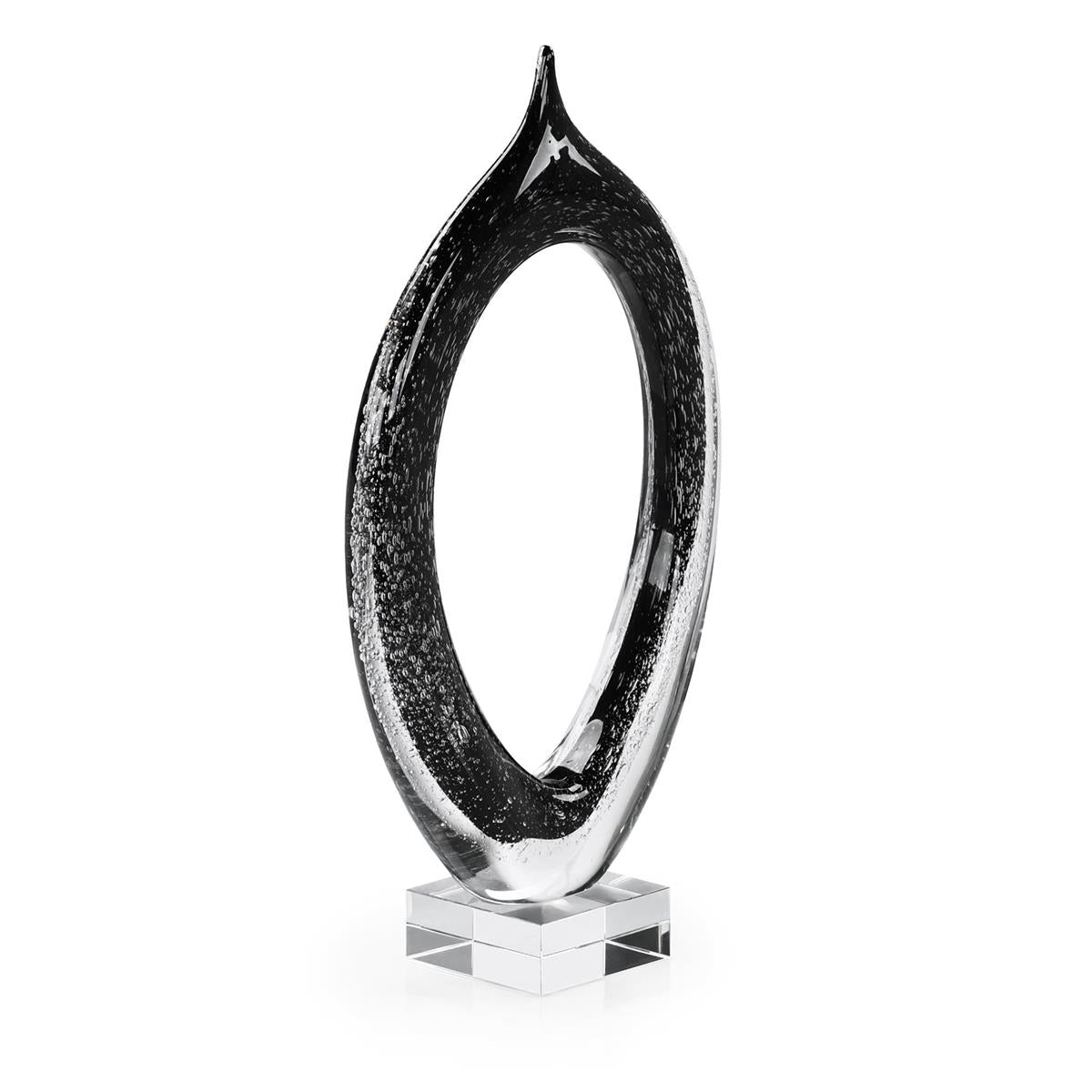 Loop Sculpture, Large Black – Art by John Richard | Sutter & Vale