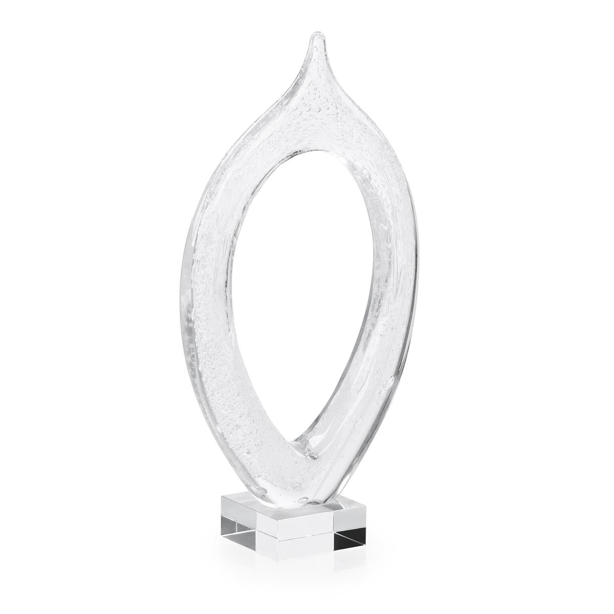 Loop Sculpture, Large Clear by John Richard | Sutter & Vale