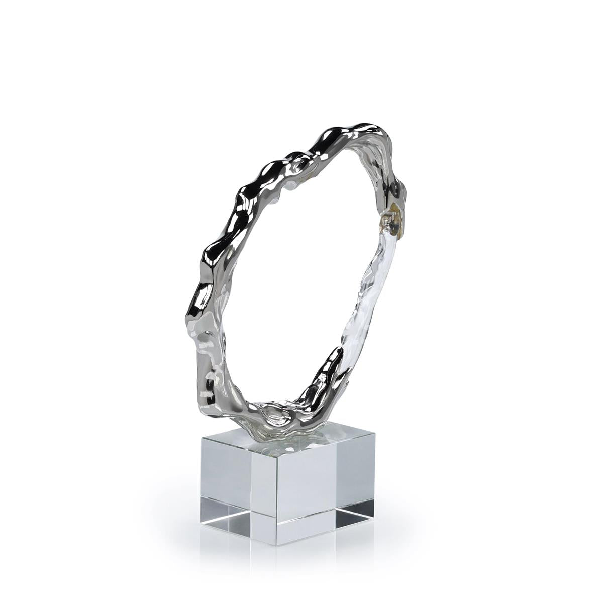 Metallic Ice Sculpture, Small Nickel by John Richard | Sutter & Vale
