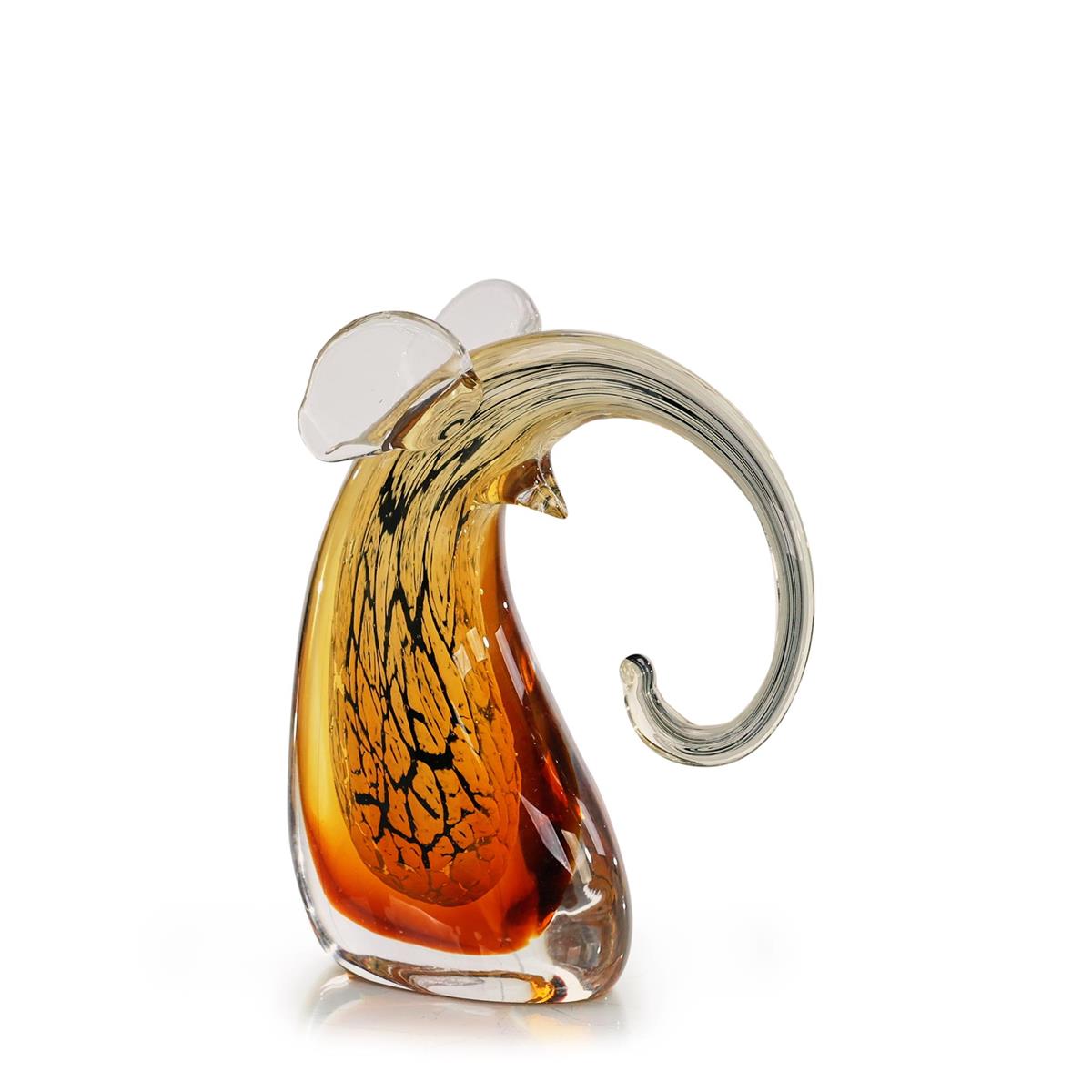 Abstract Glass Elephant Sculpture, Small – Art by John Richard | Sutter & Vale