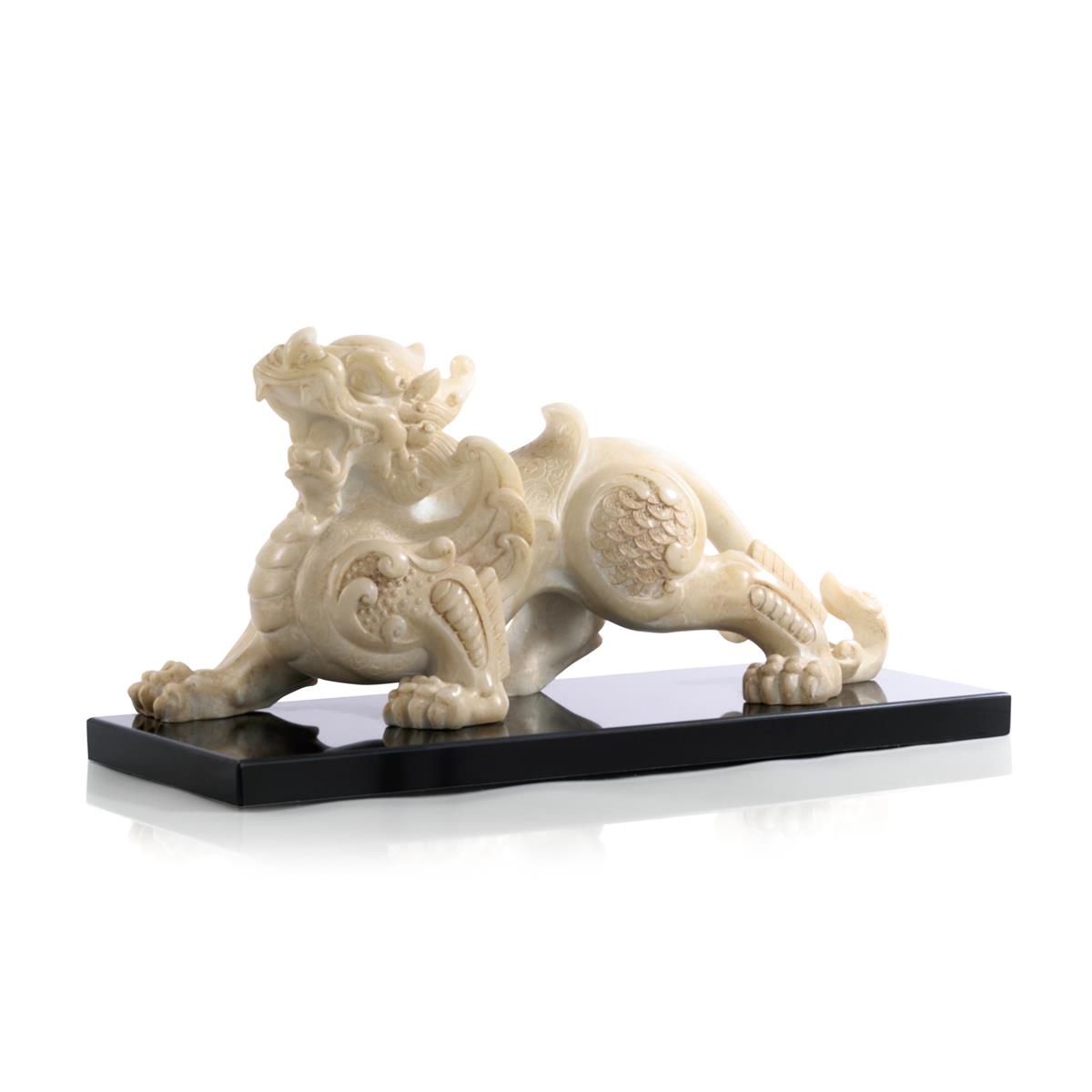 Pixiu Sculpture on Marble – Art by John Richard | Sutter & Vale