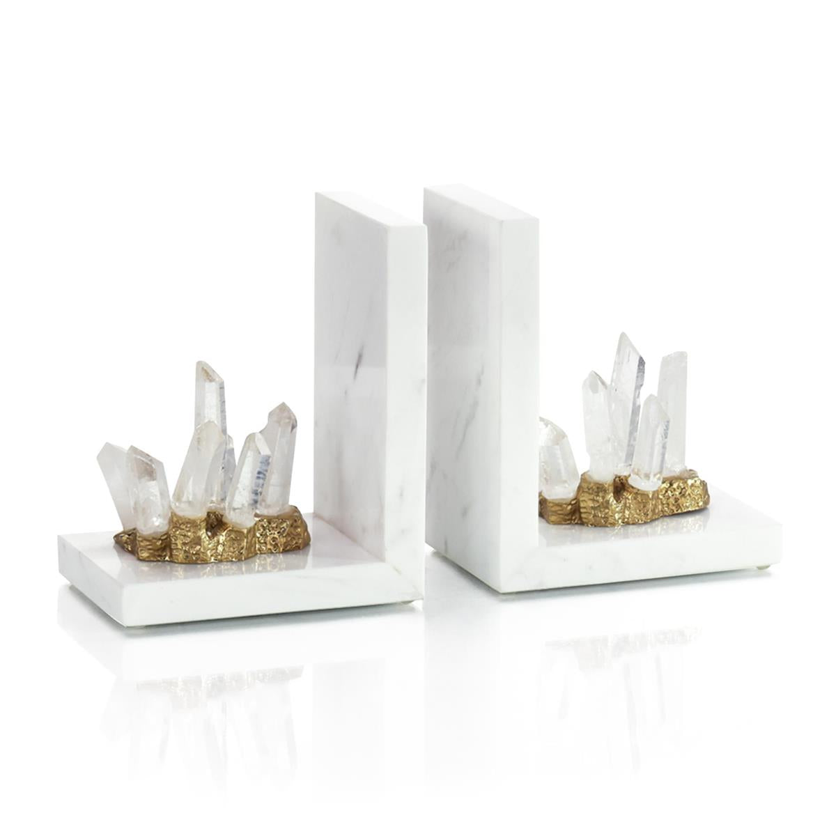 Crystalline Bookends, Set of 2 – Art by John Richard | Sutter & Vale