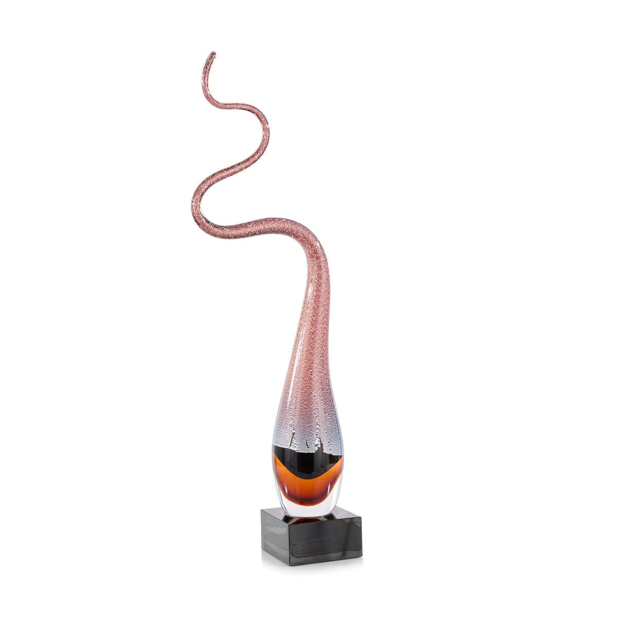 Wisping Smoke Sculpture on Crystal, Small – Art by John Richard | Sutter & Vale