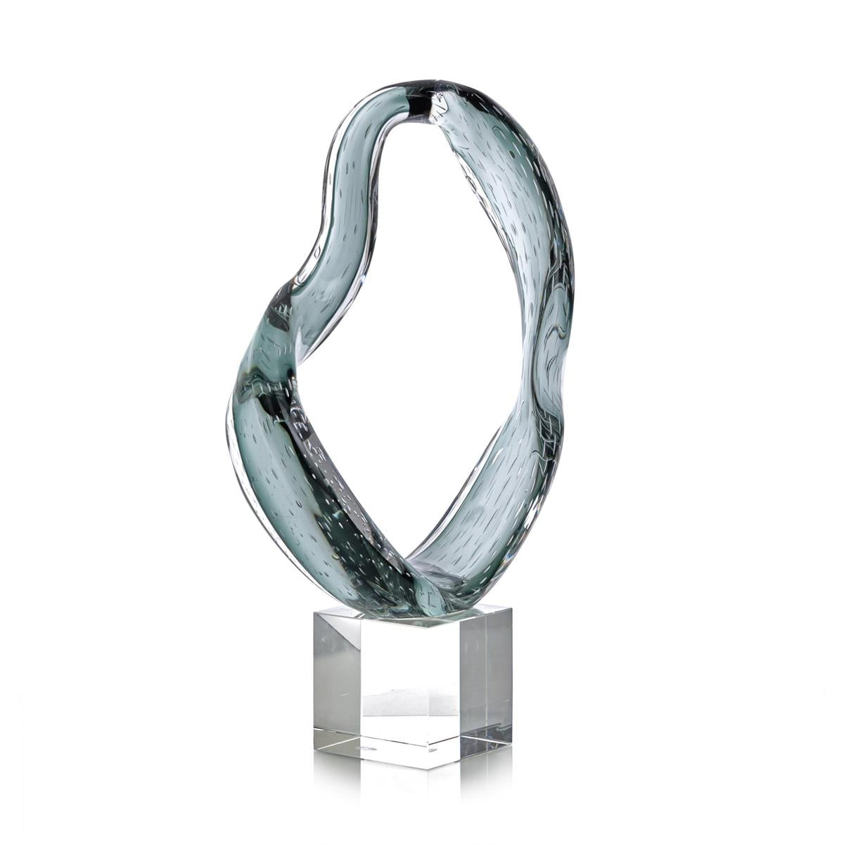 Viridian Flux Sculpture on Crystal I by John Richard | Sutter & Vale