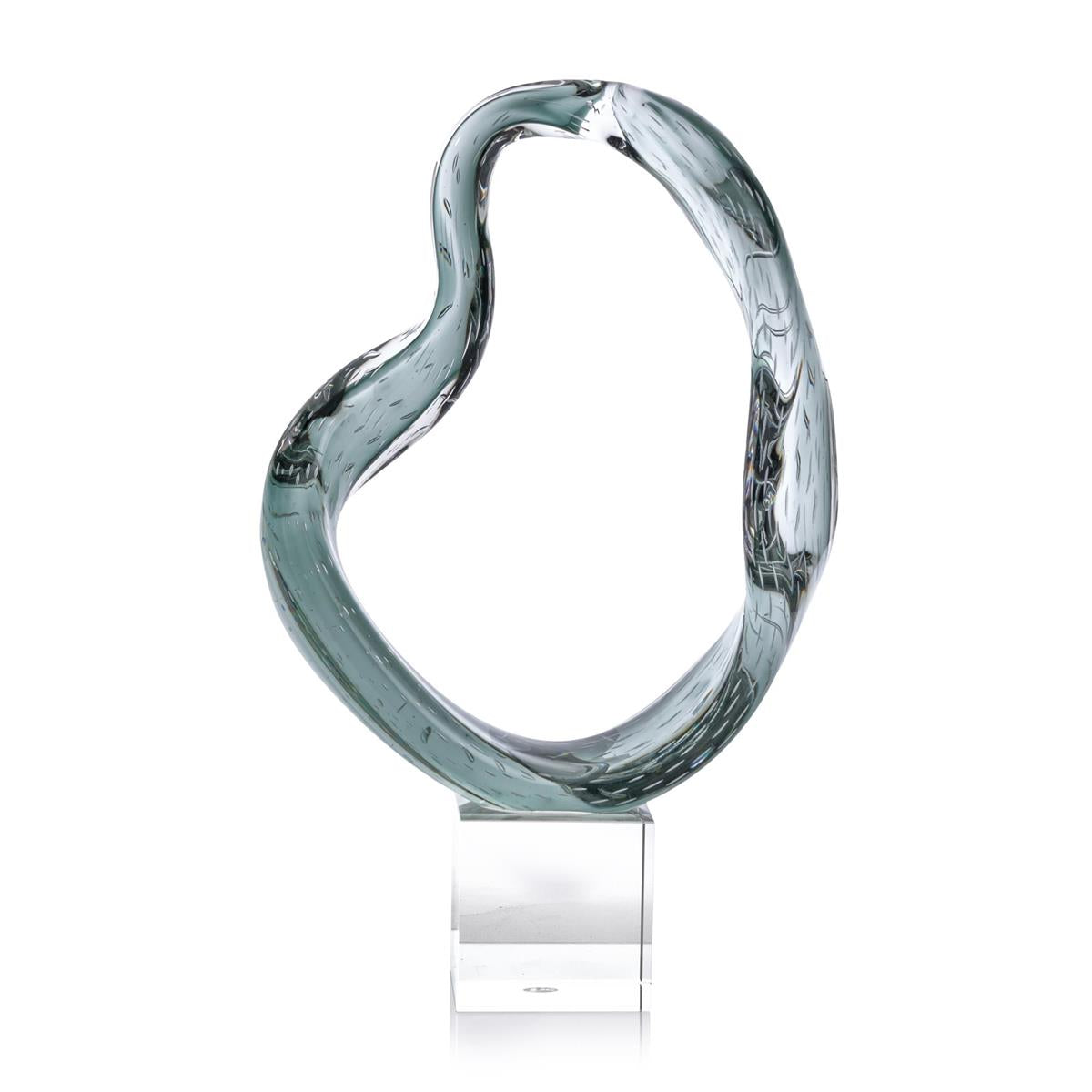 Viridian Flux Sculpture on Crystal I by John Richard | Sutter & Vale