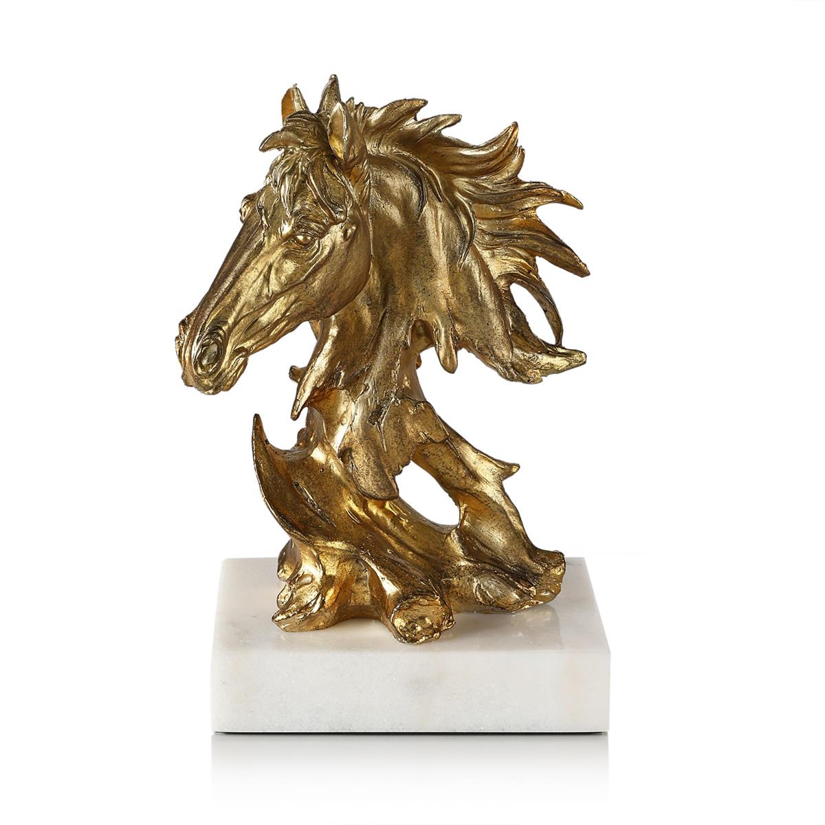 Abstract Horse Sculpture on Marble by John Richard | Sutter & Vale