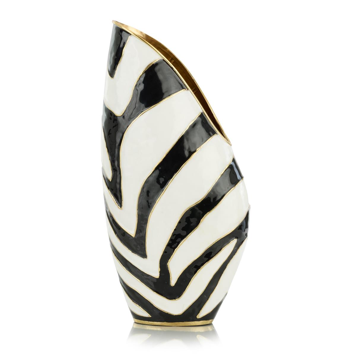 Origo Vase, Large Black and White – Art by John Richard | Sutter & Vale
