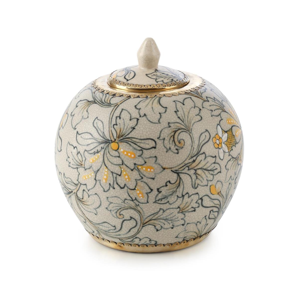 Lidded Foliage Jar, Small – Art by John Richard | Sutter & Vale