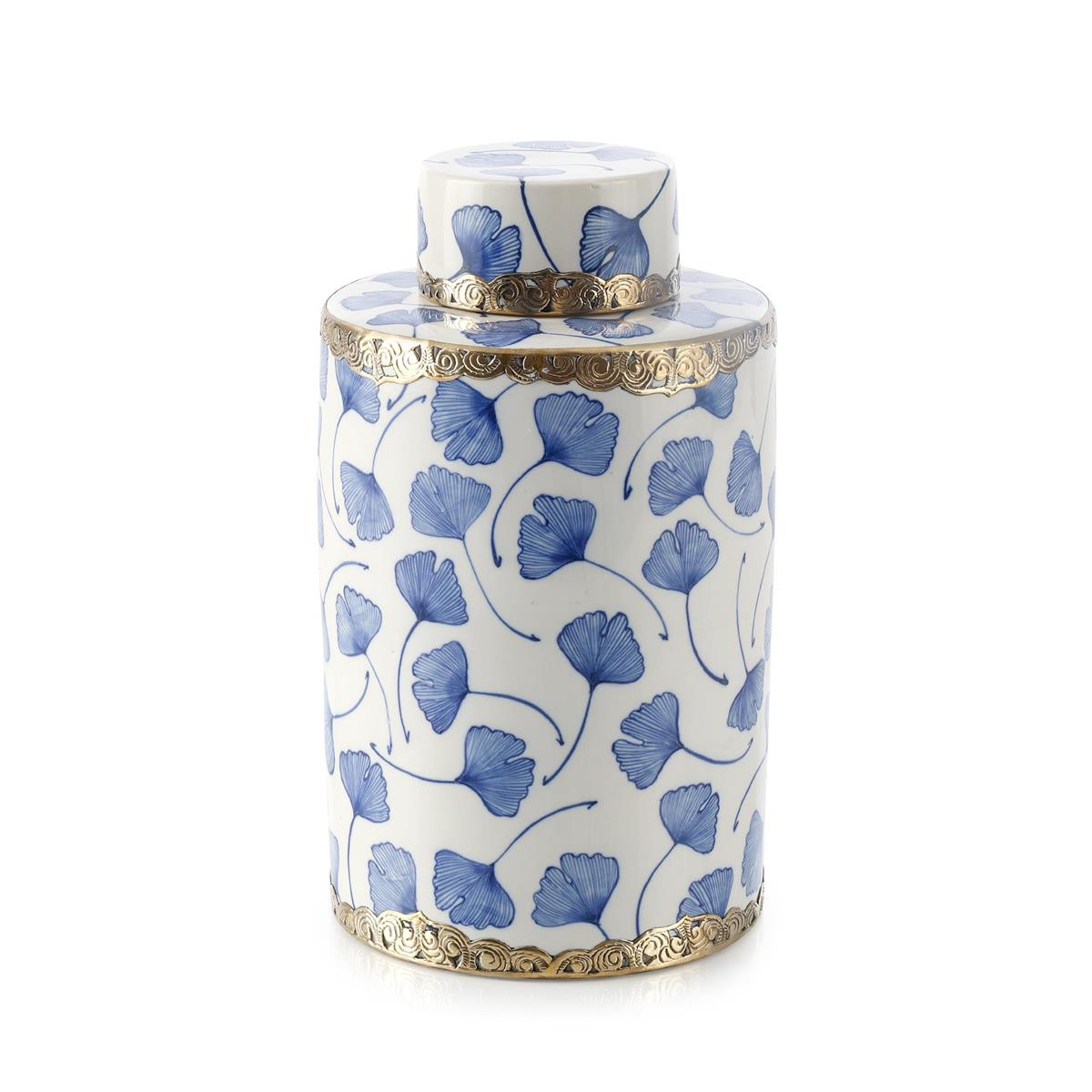 Lidded Ginkgo Jar, Large by John Richard | Sutter & Vale