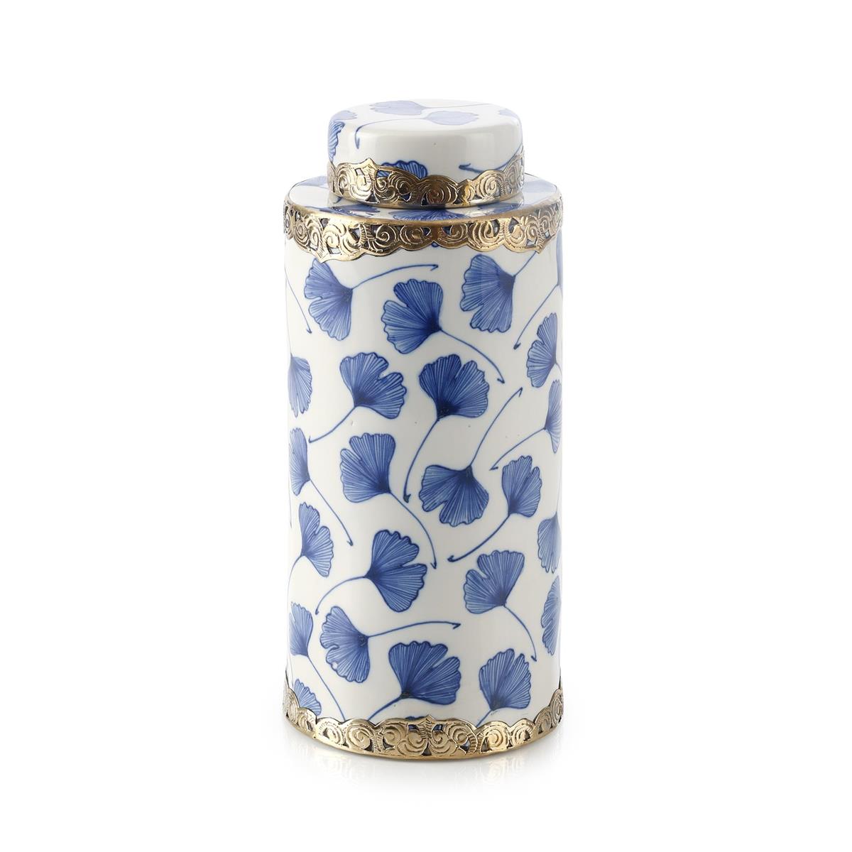 Lidded Ginkgo Jar, Small by John Richard | Sutter & Vale