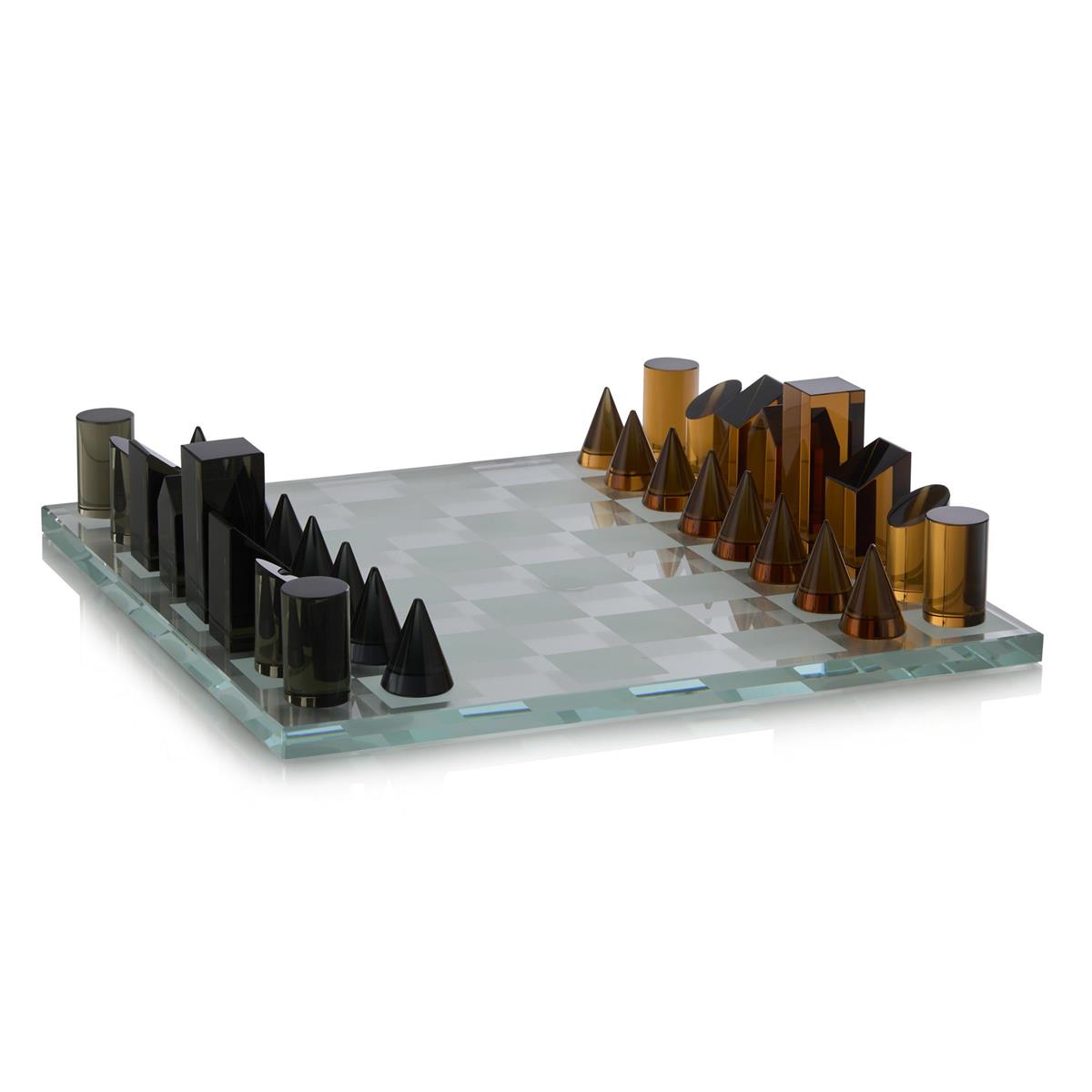 Geometric Chess Board by John Richard | Sutter & Vale