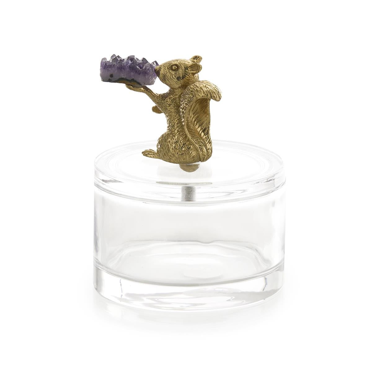 Brass Squirrel Jar I by John Richard | Sutter & Vale