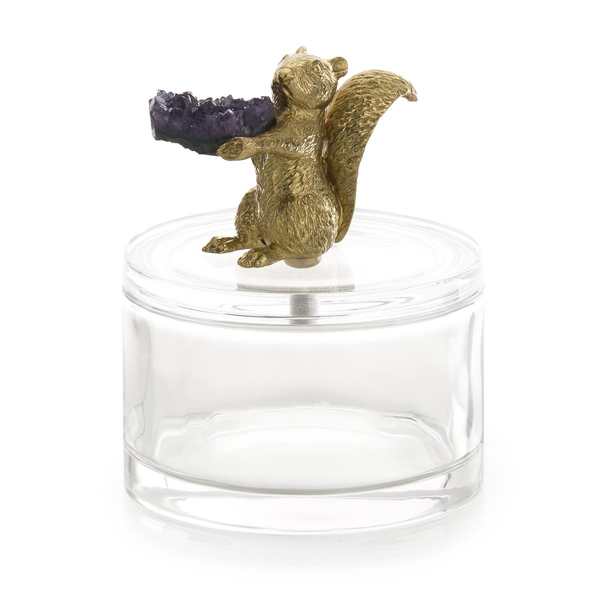 Brass Squirrel Jar II by John Richard | Sutter & Vale