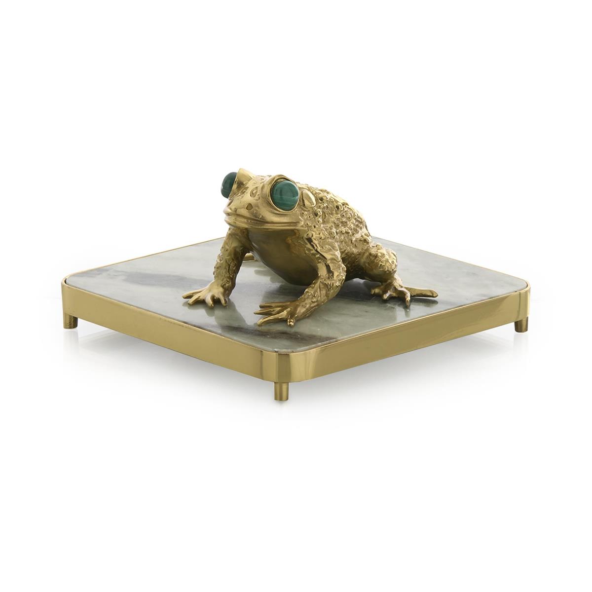 Brass Frog Napkin Holder by John Richard | Sutter & Vale